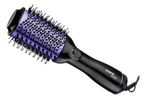 Escova Secadora Taiff Easy Oval Lilás 1200W – 4 em 1 (Seca, Alisa, Modela, Volumiza), 2 Temperaturas, Ar Frio