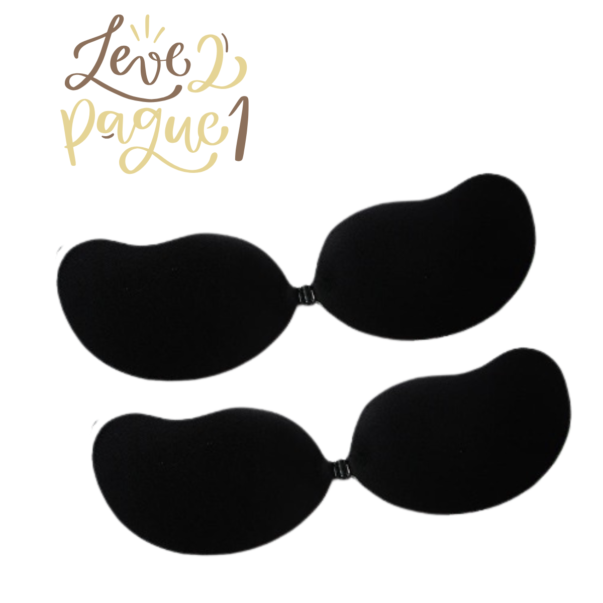[COMPRE 1 LEVE 2] Sutiã Adesivo Silicone Invisível Push Up - Alto Colante