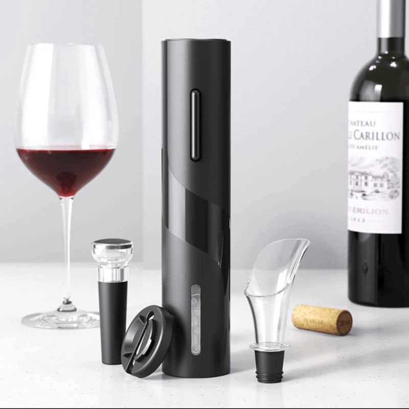 Abridor de Vinho Elétrico Premium B-Max- Kit Completo