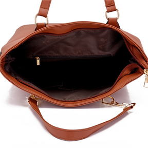 [COMPRE 1 LEVE 6] Bolsas de Couro Feminina Luxo Meiege – Conjunto Exclusivo Bolsa de Ombro, Transversal, Necessaire e Carteira