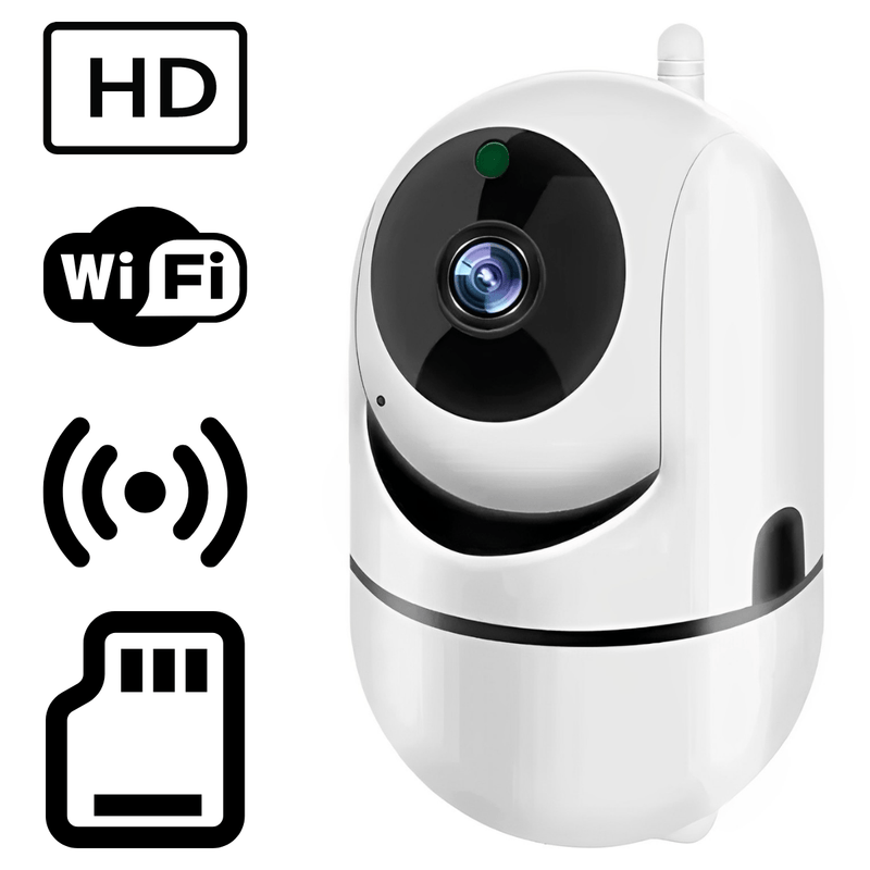 Câmera de Segurança Wifi  360° Ip Hd Bebê Idoso Pet 1080p