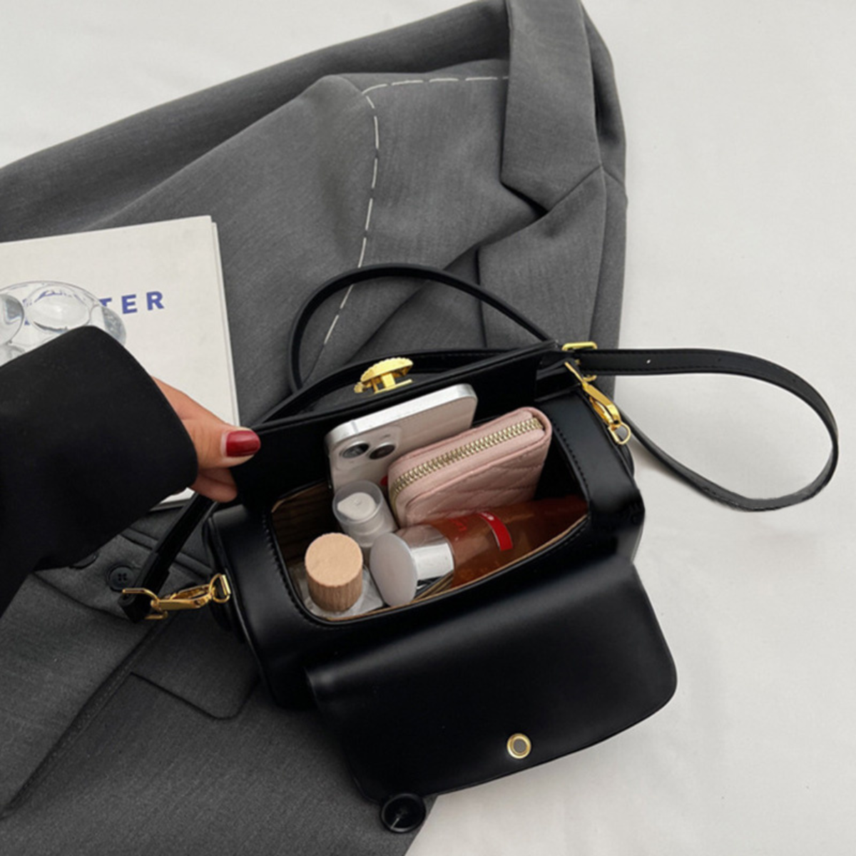 Verona Elegance Duo – Bolsa Mini + Porta-Cartões Exclusivo