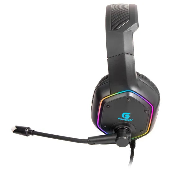 Headset Gamer Fortrek Blackfire Pc Ps4 Xbox Rgb+Adaptador P3