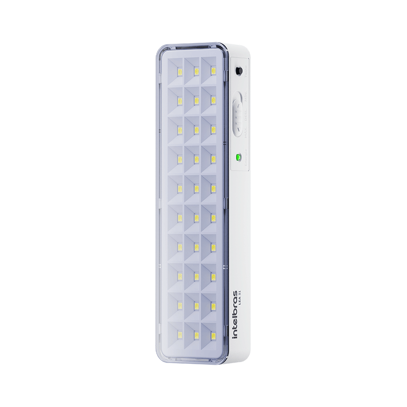 Luminária de Emergência Intelbras 100 Lumens recarregável