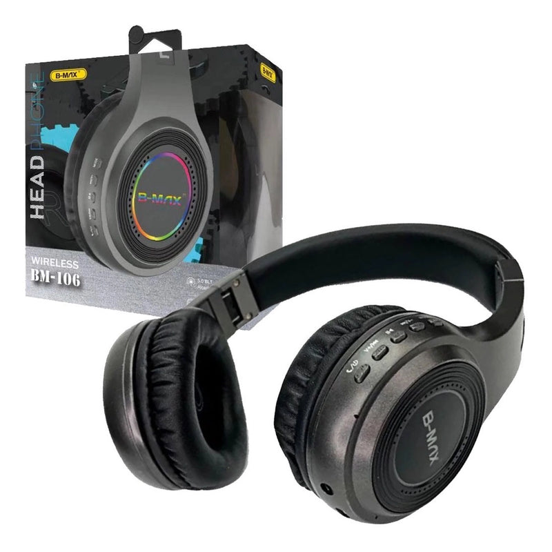 HeadPhone Bluetooth B-Max BM106 - Sem Fio, Bateria de até 9H