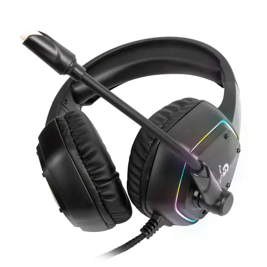 Headset Gamer Fortrek Blackfire Pc Ps4 Xbox Rgb+Adaptador P3